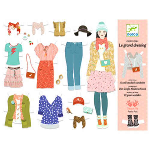 Бумажные куклы DJECO. Набор Примерка