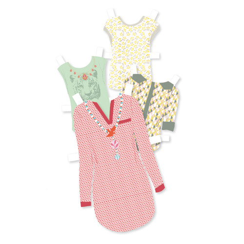 Бумажные куклы DJECO. Набор Примерка