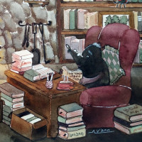 Календарь ожидания нового года "Ученый крот и Новый год"