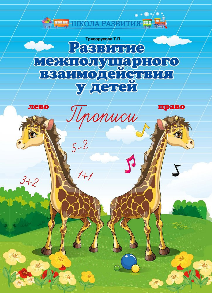 Трясорукова Татьяна. Развитие межполушарного взаимодействия у детей. Прописи