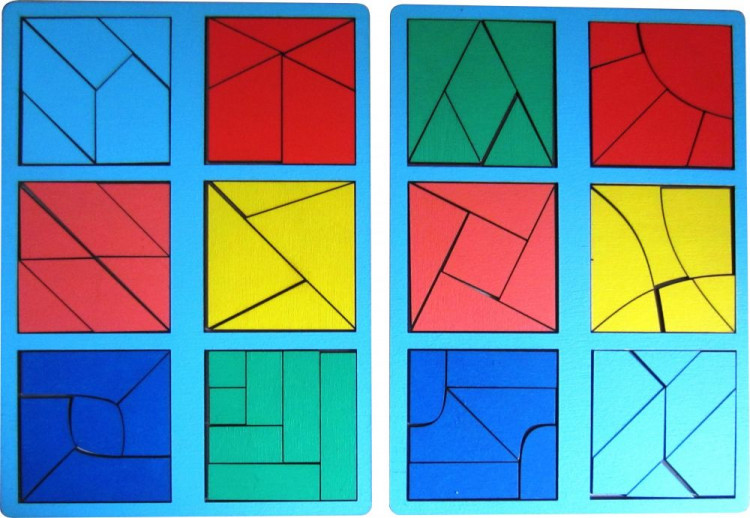 Сложи квадрат. 3 уровень