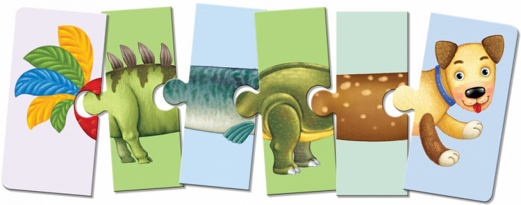 Зоо и Динопутаница (2в1). Собираем картинки, слоги и слова