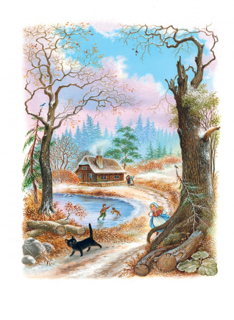 Метерлинк Морис. Синяя птица (илл. А. Басюбина)