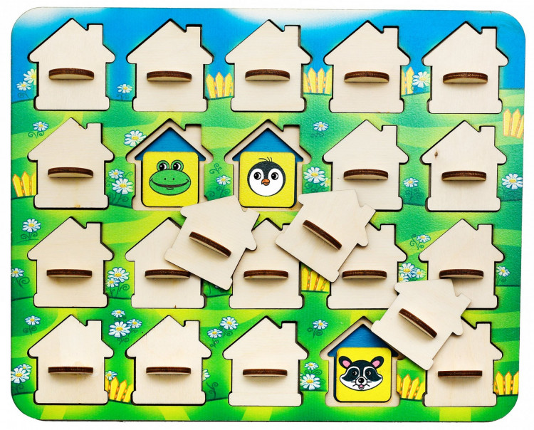 Игра мемо "Домики"