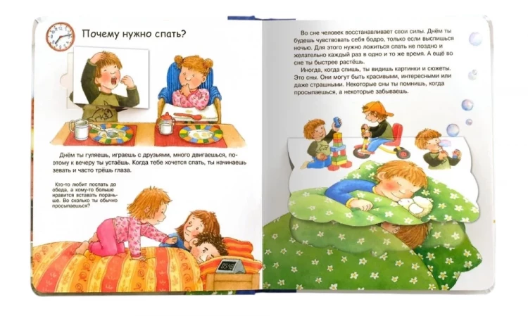 Что? Почему? Зачем?  Малышу. Когда приходит ночь (с волшебными окошками)