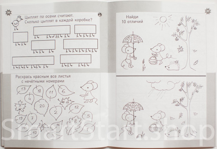 Кац Женя. Времена года. Тетрадь логических и творческих заданий для детей 4-6 лет.