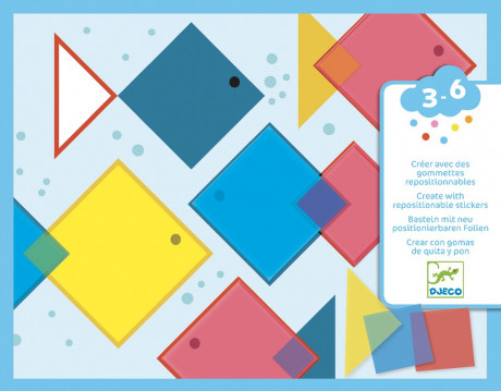 Наклейки. Волшебные квадраты