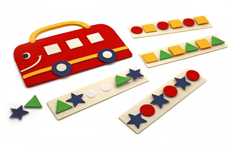 Автобус. Игра из фетра