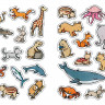 Животные. Наклейки. Раннее развитие малыша