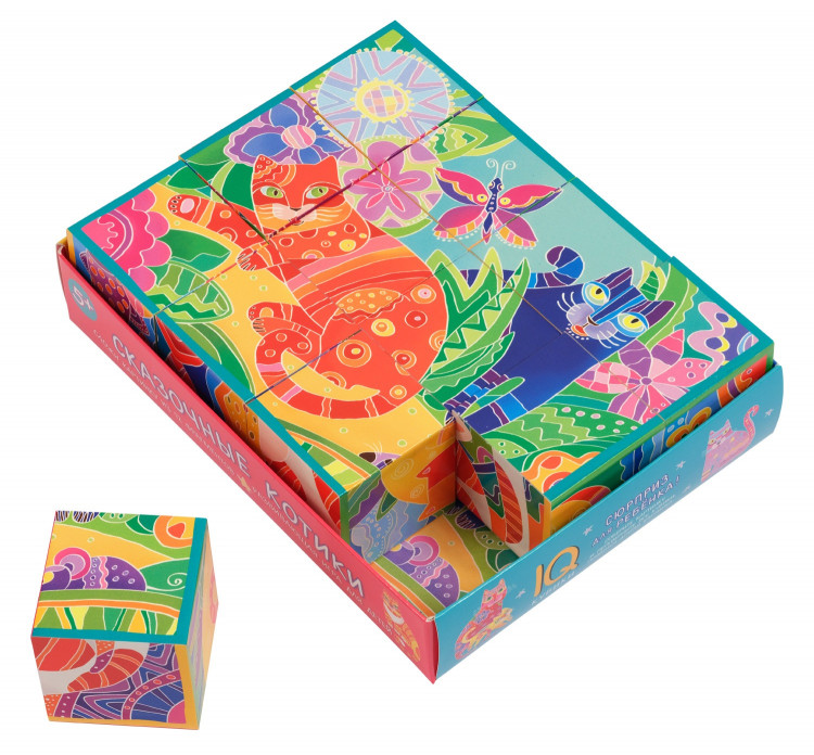 Умные кубики. Сказочные котики