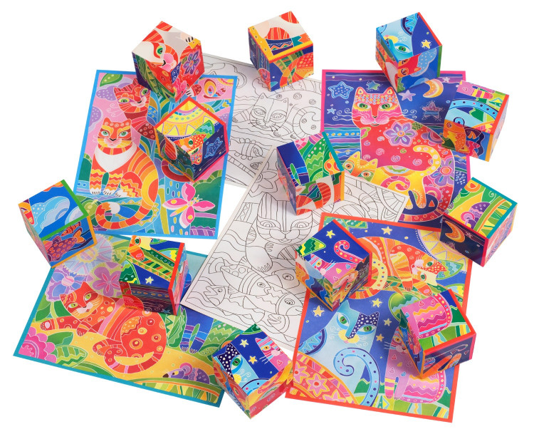 Умные кубики. Сказочные котики