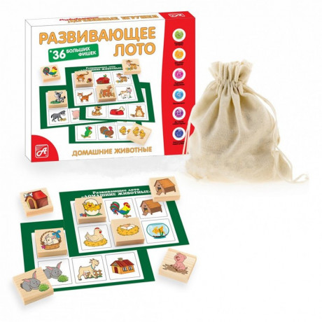 Развивающее лото &quot;Домашние животные&quot;
