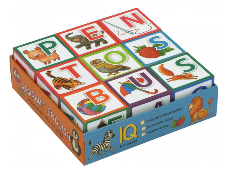 Умные кубики. Алфавит. English