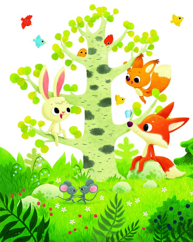 Зартайская Ирина. Друзья медвежонка