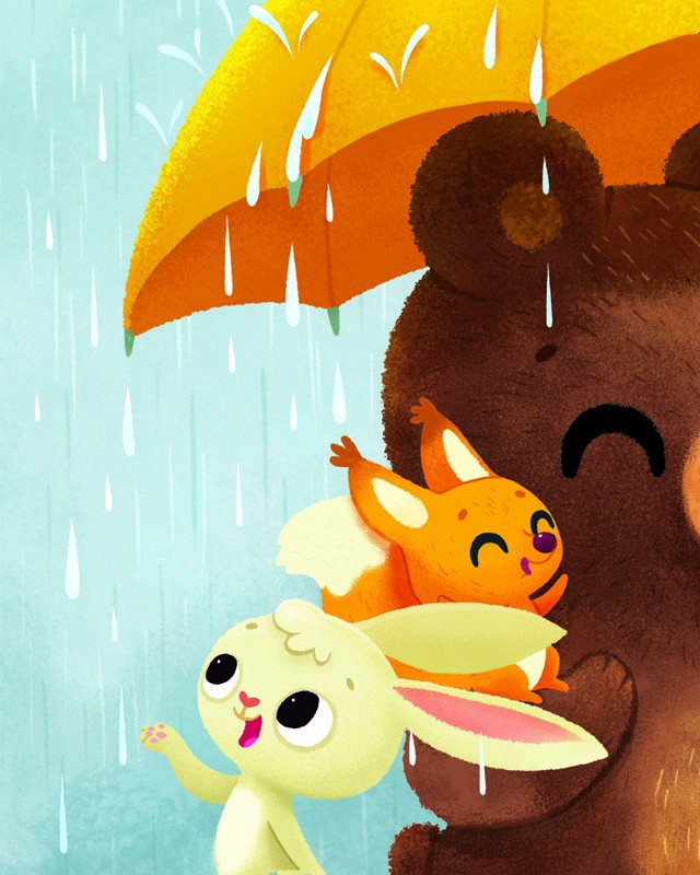 Зартайская Ирина. Друзья медвежонка