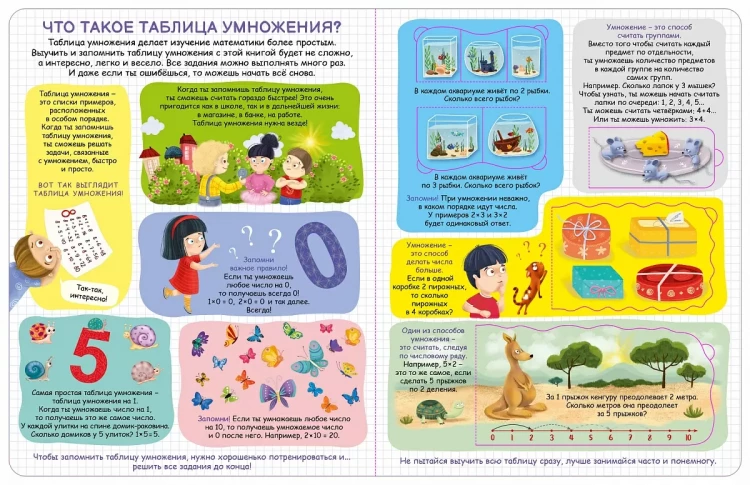 Занимательная таблица умножения