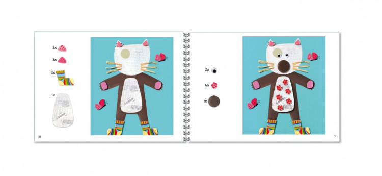 Аппликации. Маленькие животные (Little Animals)