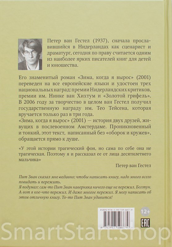 Ван Гестел Петер. Зима, когда я вырос