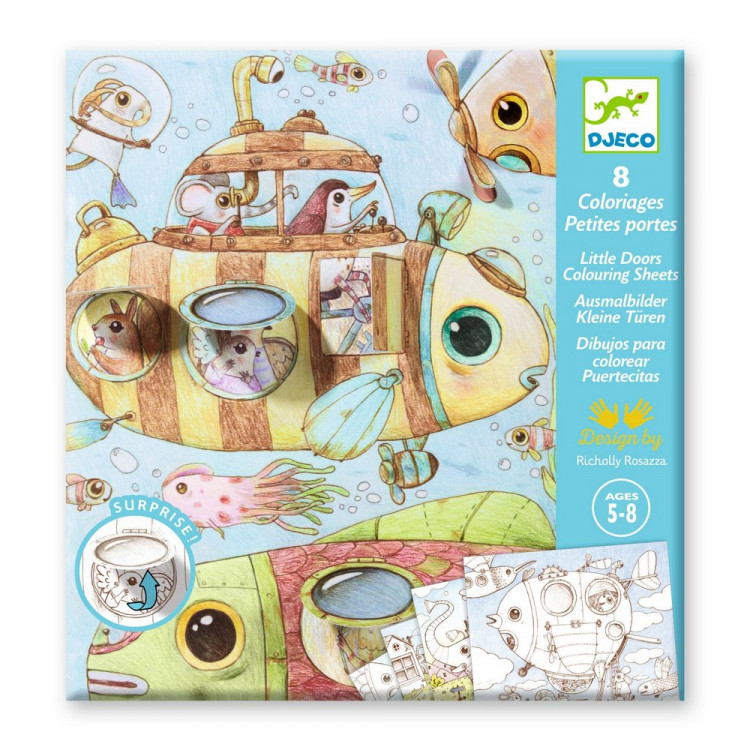 Набор раскрасок. Маленькие дверцы (Little Doors)