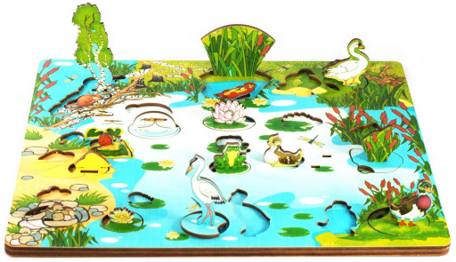 Развивающая доска &quot;Обитатели пруда&quot;