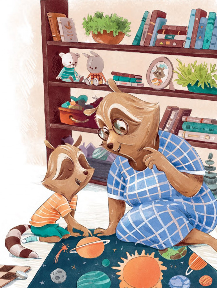 Зартайская Ирина. Енотик борется со страхом