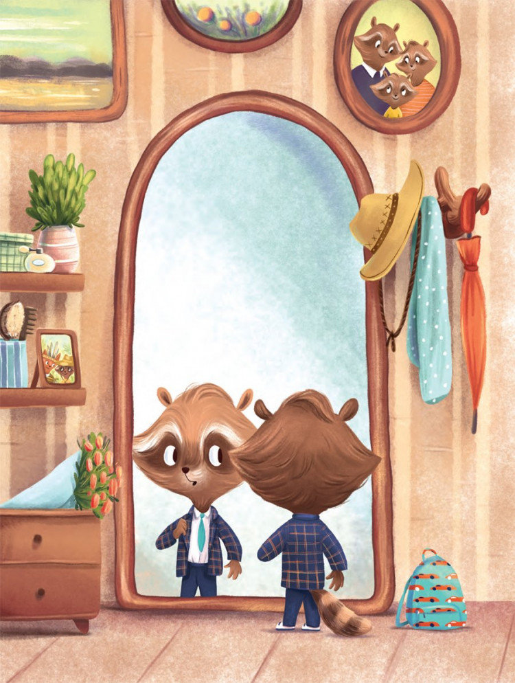 Зартайская Ирина. Енотик идет в школу