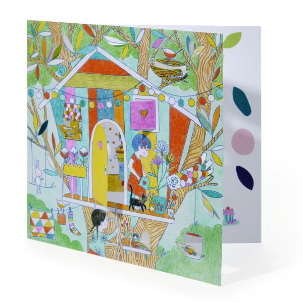 Набор раскрасок. Домики Нины (Nina's play tents)