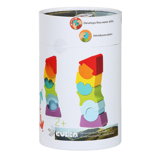 Деревянная пирамидка &quot;Гибкая башня&quot;