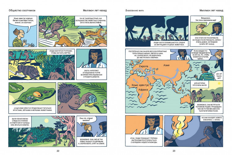 Де Панафьё Жан-Батист. Эволюция человека в комиксах