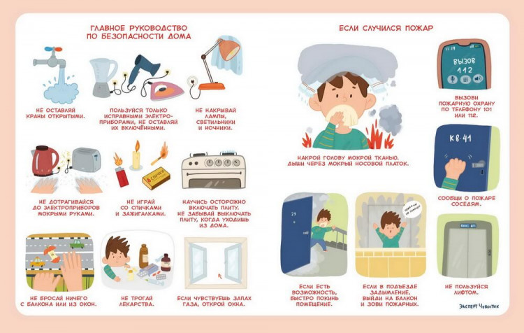 Попова Татьяна. Правила безопасности. Энциклопедии с Чевостиком