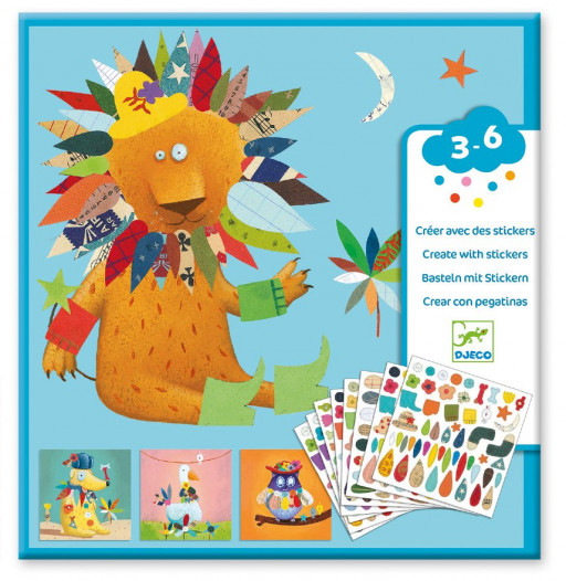 Набор для творчества. Аппликация. Животные