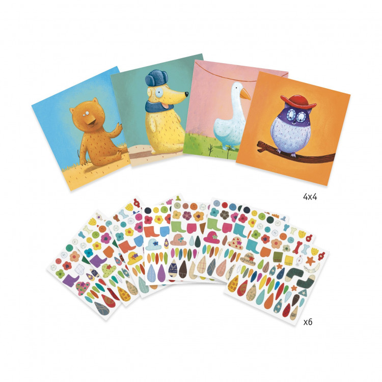 Набор для творчества. Аппликация. Животные