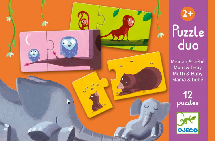 Пазл для малышей "Мама и малыш"